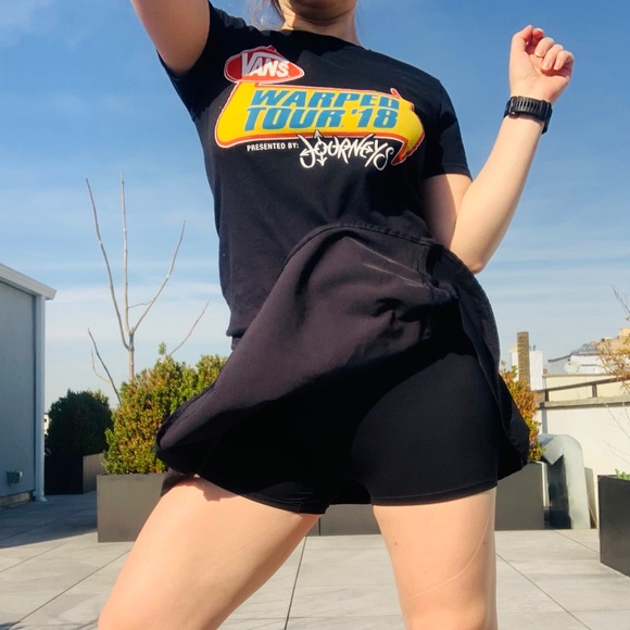 CRZ YOGA used Black Skort Vintage Unisex Shorts - Picture 9 of 11